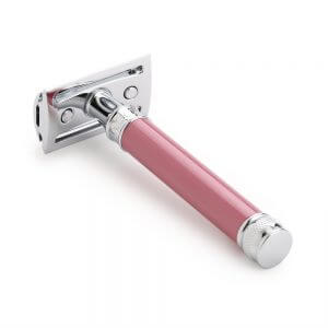 pink safety razor